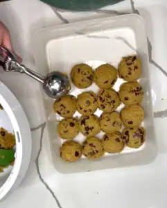 chocolate chip cookie dough balls