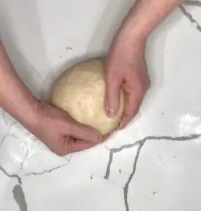 Sourdough round shaping