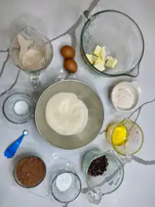 sourdough brownie recipe ingredients