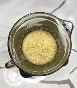 sugar and butter after microwaving