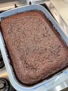 Allow cake to cool