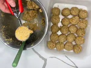 Oatmeal Scotches scooping